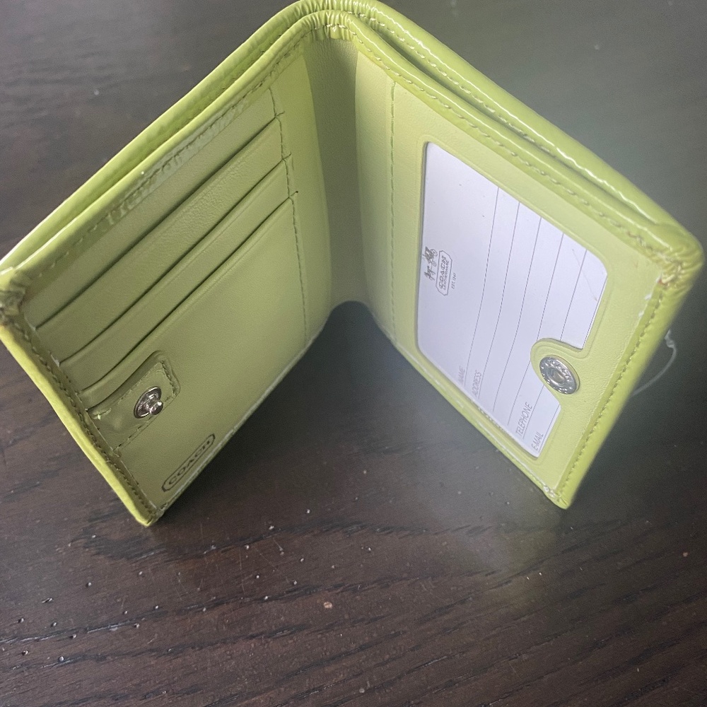 Coach Patent Small Wallet